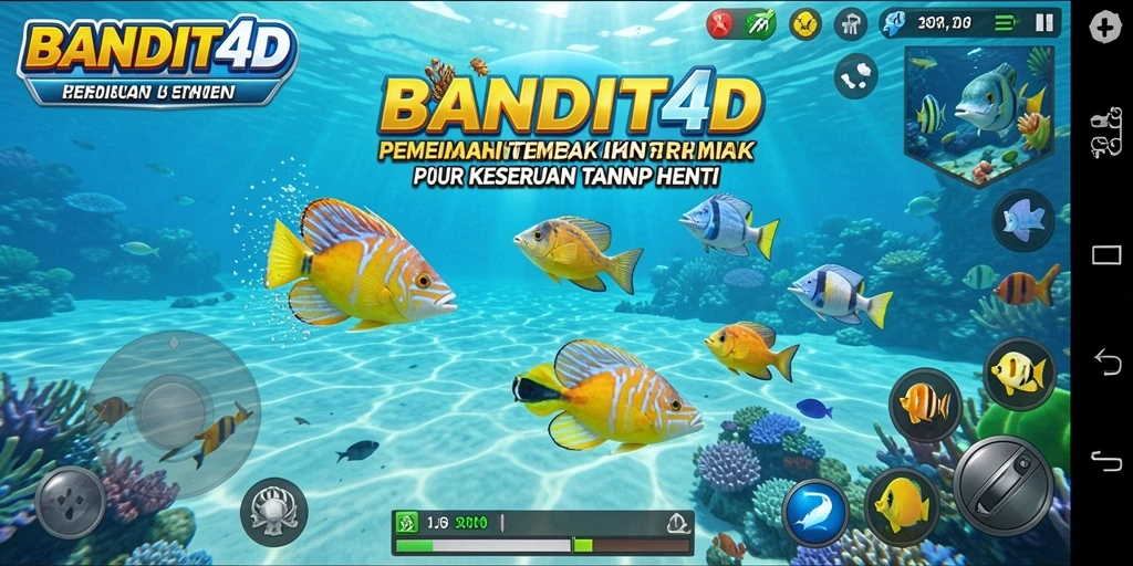 Tangkapan layar menampilkan gameplay seru Tembak Ikan di BANDIT4D.