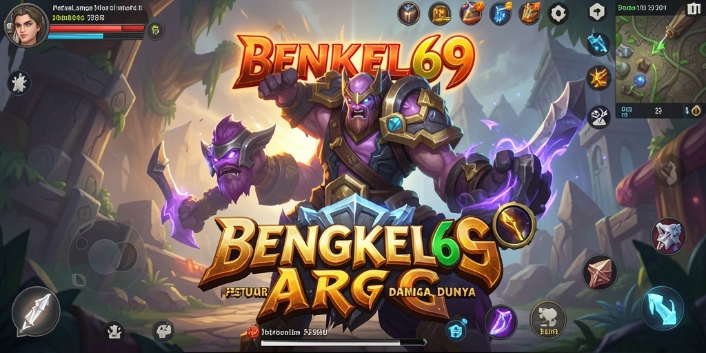 Tampilan seru dari gameplay BENGKEL69 yang menampilkan aksi petualangan ARPG.