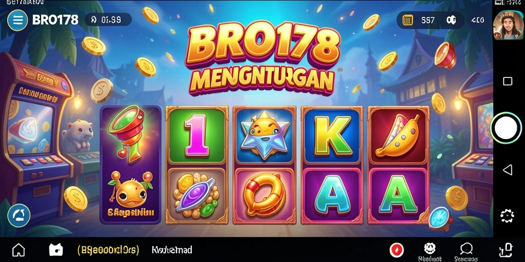 Screenshot BRO178 menampilkan gameplay Slot yang menarik dan penuh warna.