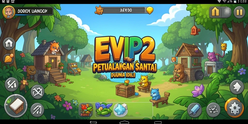 Tampilan menarik dari gameplay EVIP2 yang menyenangkan dan santai.