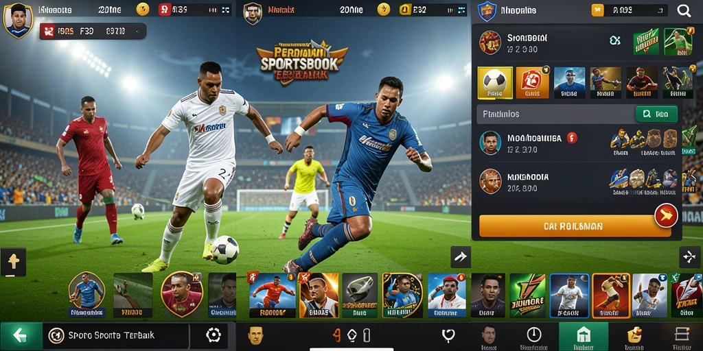 Tampilan atraktif permainan Sportsbook F32 dengan berbagai pilihan taruhan.