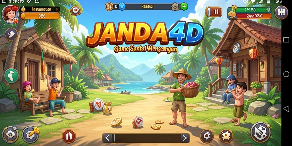 Screenshot gameplay JANDA4D yang seru dan menyenangkan.