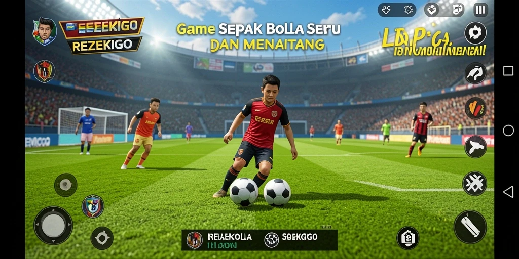 Tampilan gameplay yang mendebarkan dari REZEKIGO.