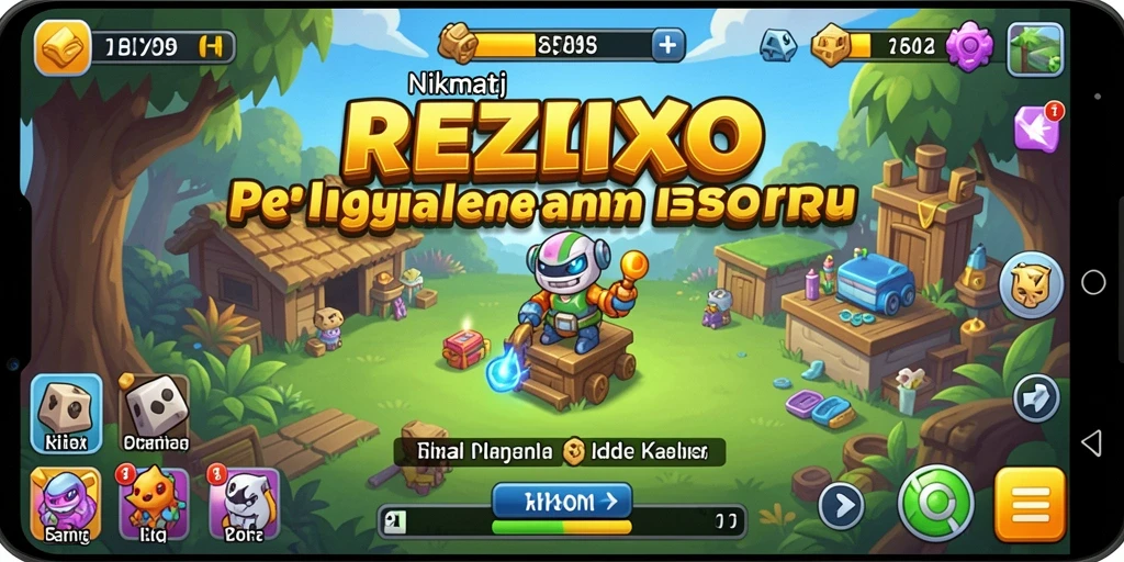 Tampilan gameplay <strong>REZIXO</strong> yang menarik dan memukau.