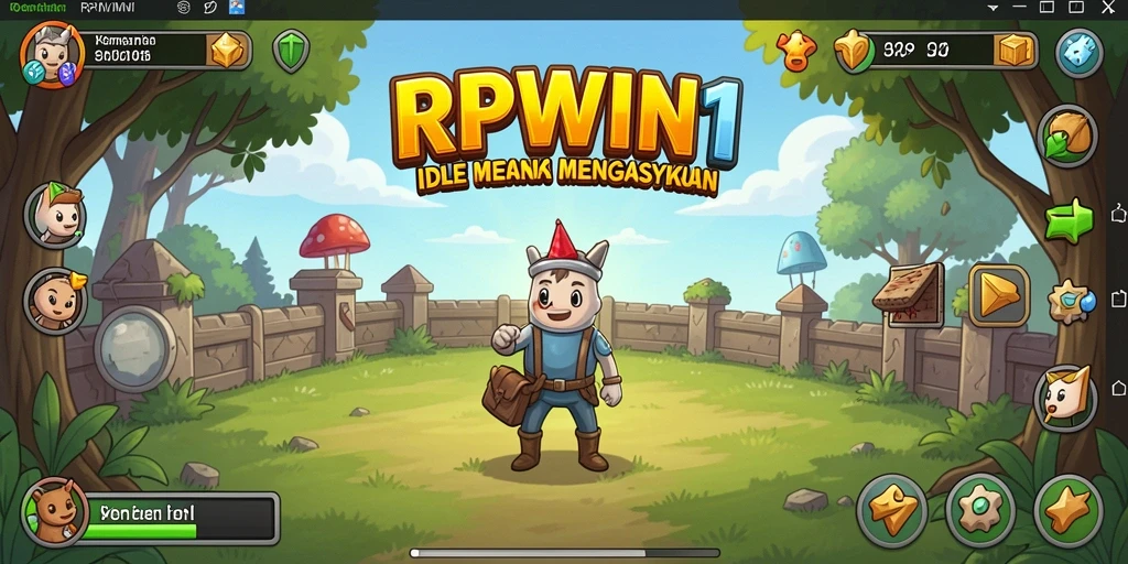 Tangkapan layar gameplay RPWIN1 menunjukkan aksi menarik dalam mode Idle.