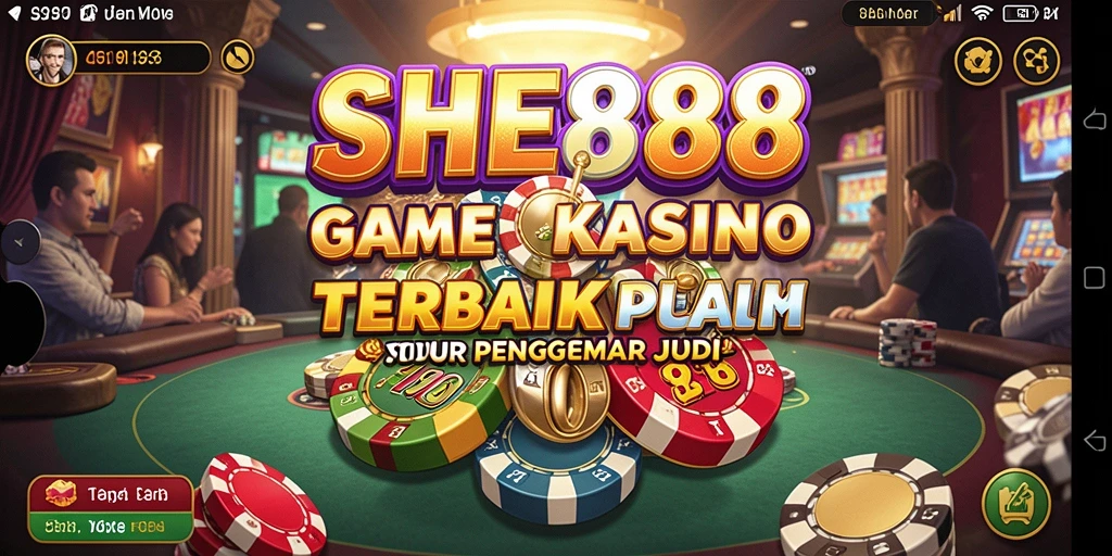 Screenshot gameplay SHE888 yang menampilkan suasana Kasino yang mendebarkan.