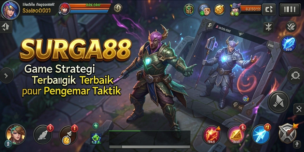 Tampilan gameplay SURGA88 yang mendebarkan dan penuh strategi.